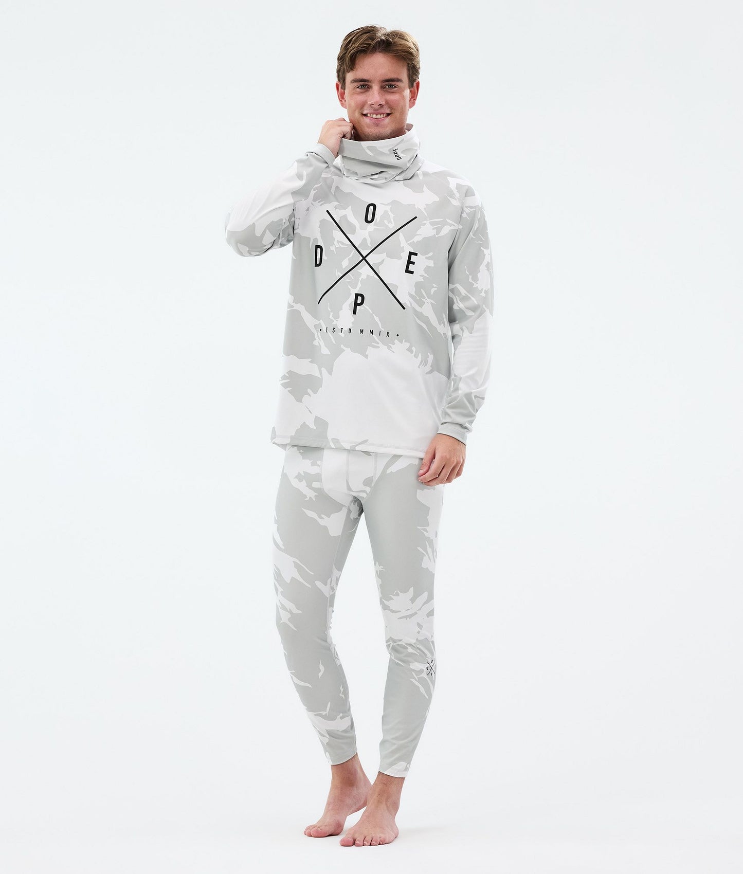 Base Layer Pant Men 2X-Up Grey Camo
