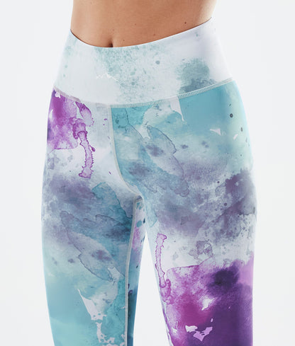 Base Layer Pant Women 2X-Up Spray Green Grape