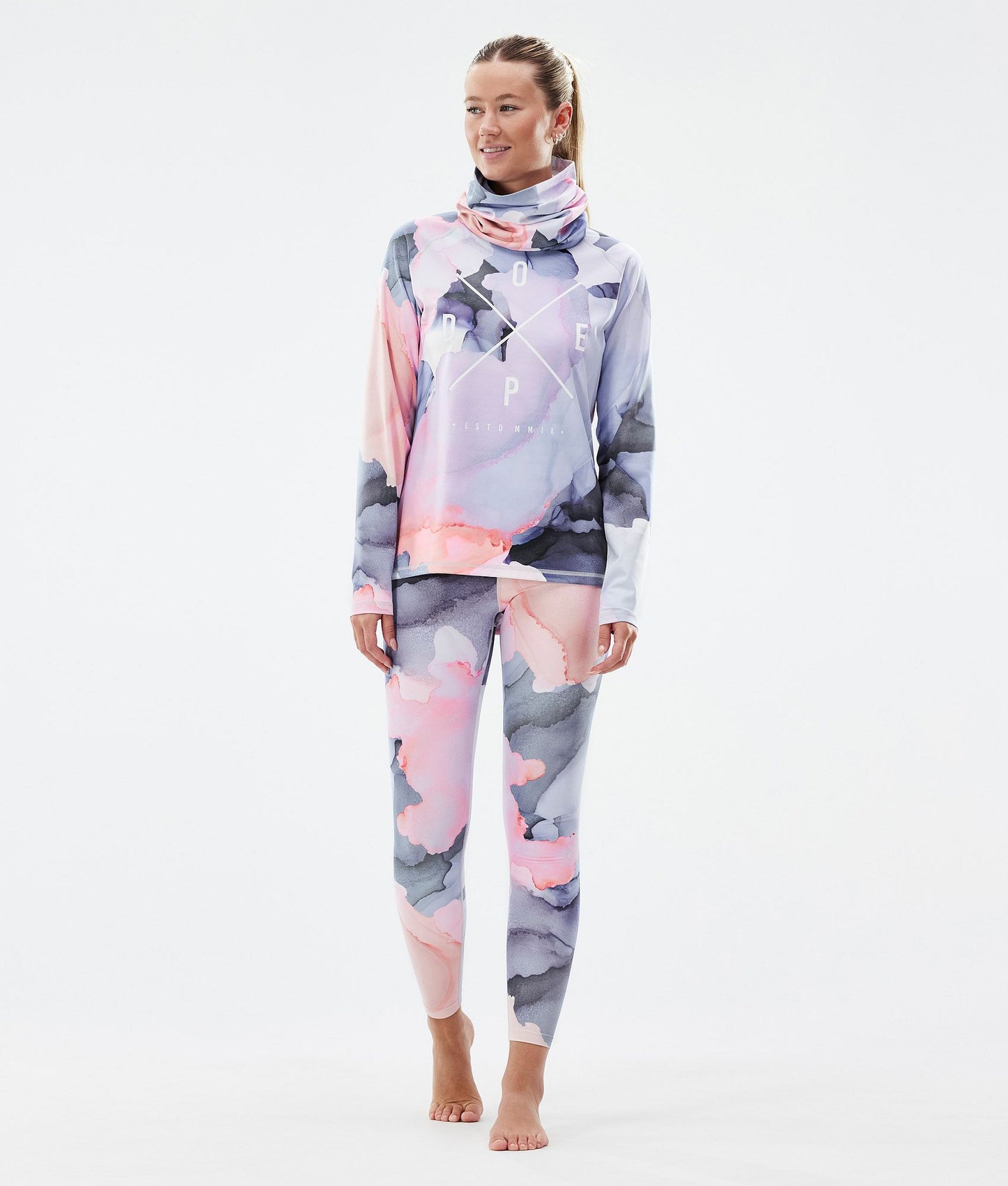 Base Layer Pant Women 2X-Up Blot Peach
