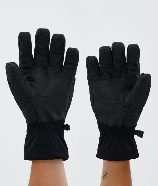Ski Gloves Metal Blue