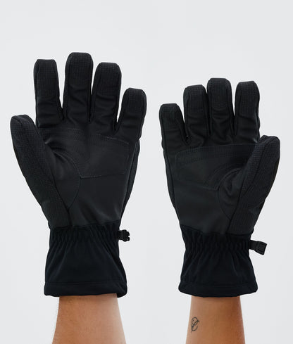 Ski Gloves Metal Blue