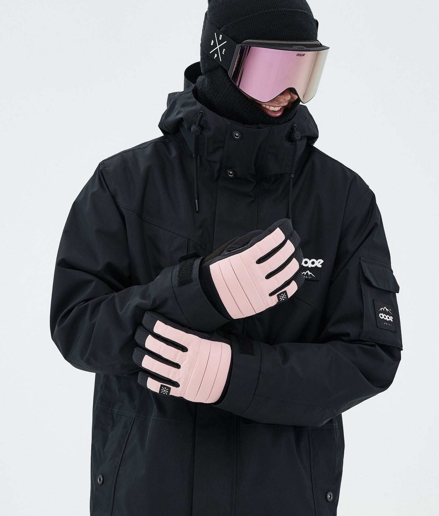 Ski Gloves Soft Pink