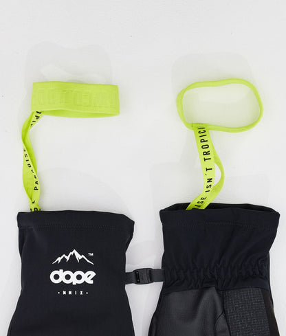 Snow Mittens Black