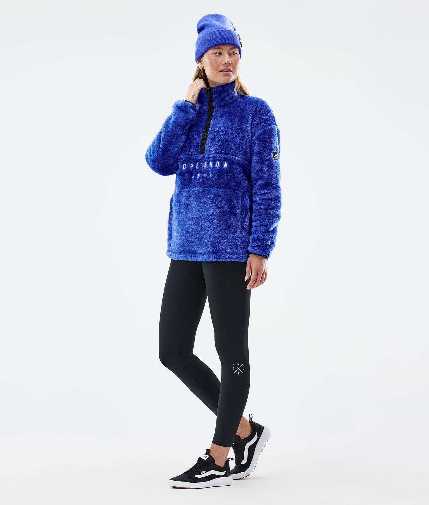 Fleece Sweater Women Cobalt Blue