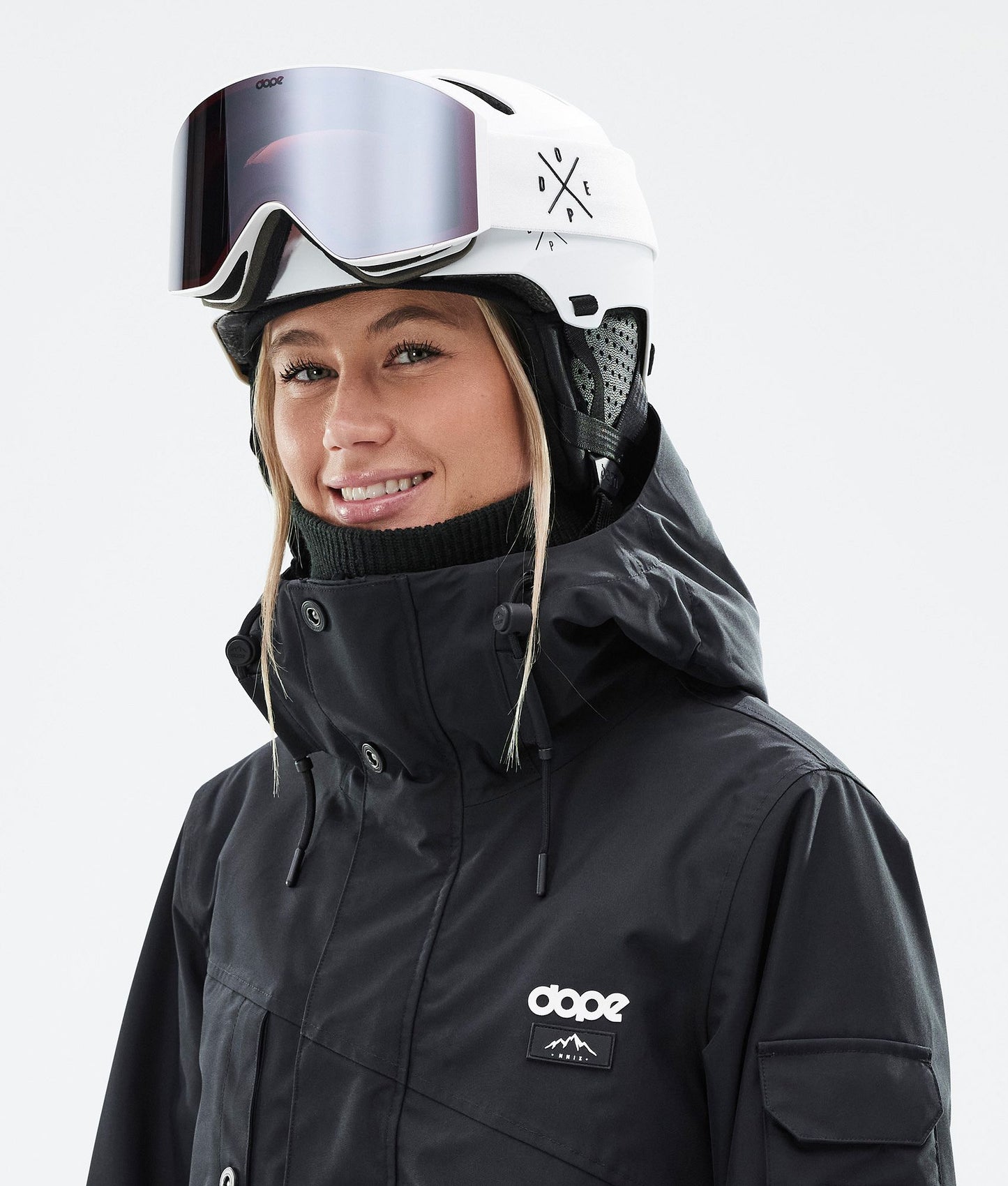 Ski Helmet X-Up Matte White w/ Black