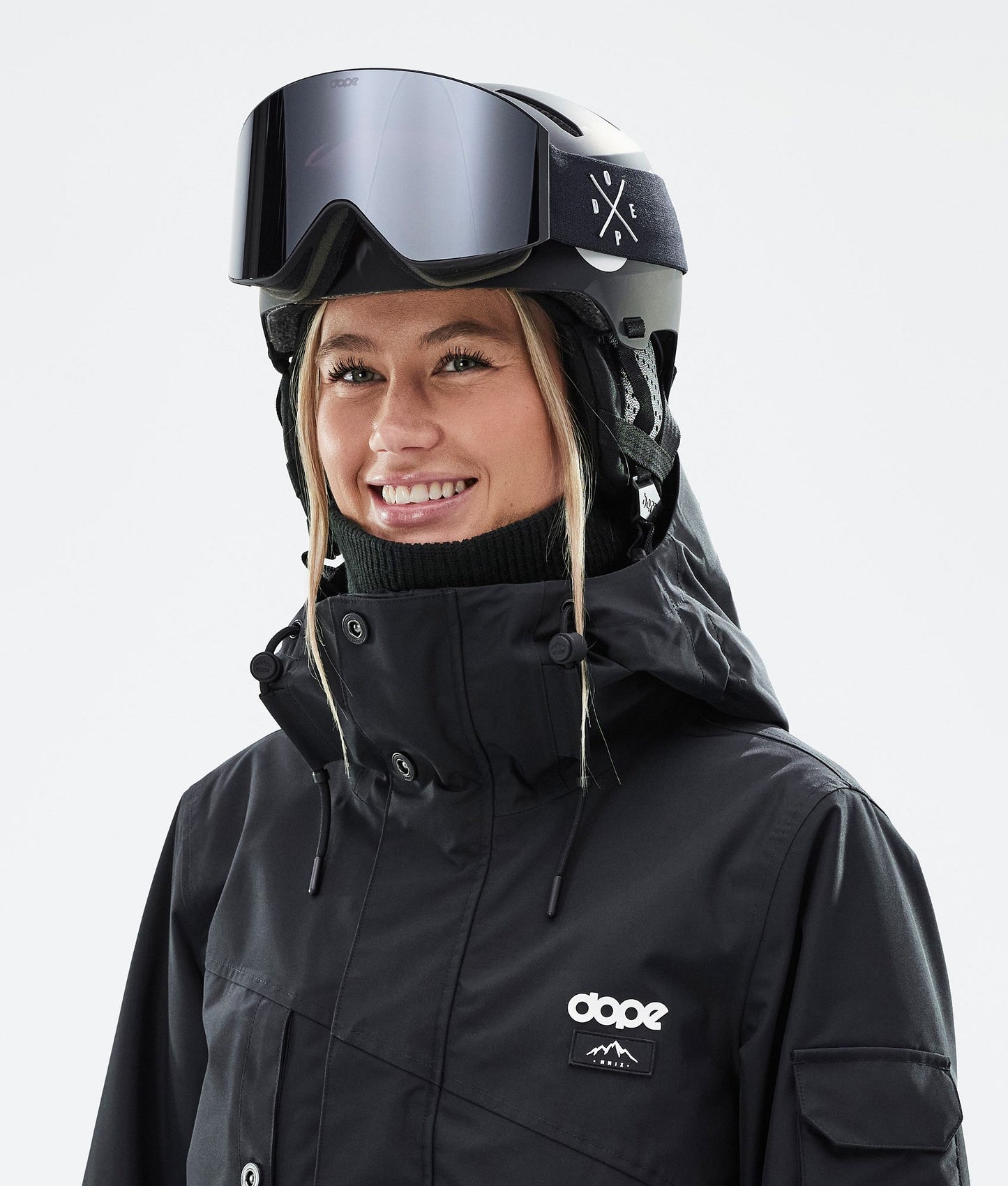 Ski Helmet Classic Matte Black w/ Black