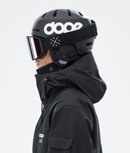 Ski Helmet Classic Matte Black w/ Black