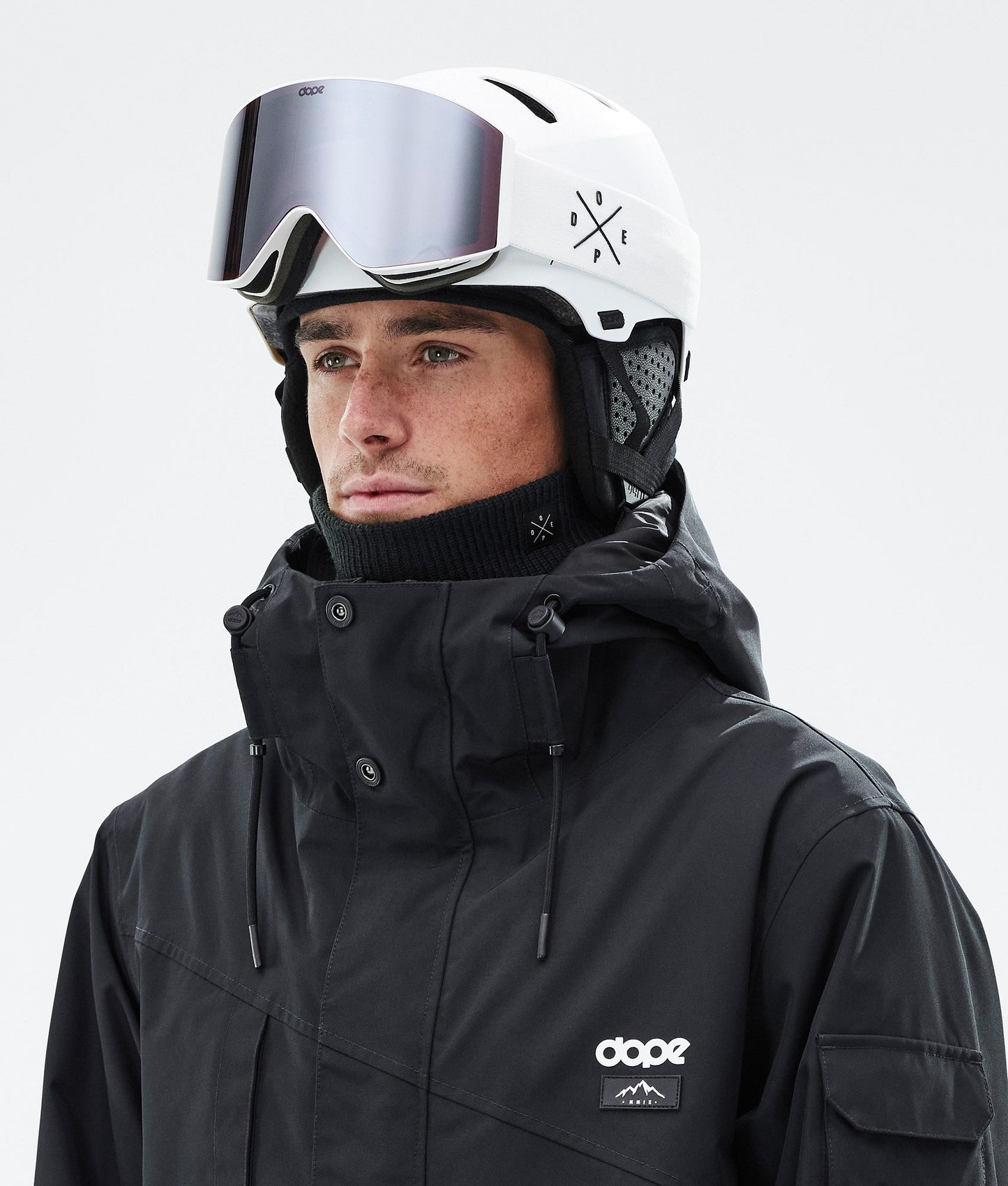 Ski Helmet X-Up Matte White w/ Black