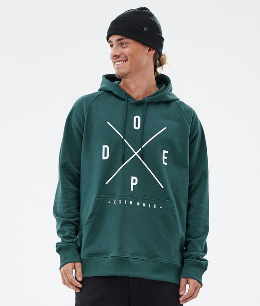 Hoodie Men 2X-Up Bottle Green