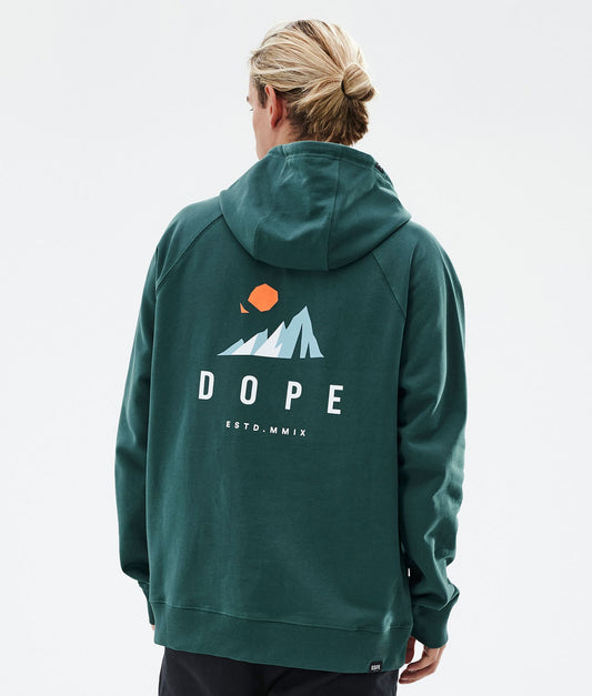Hoodie Men Ice Bottle Green