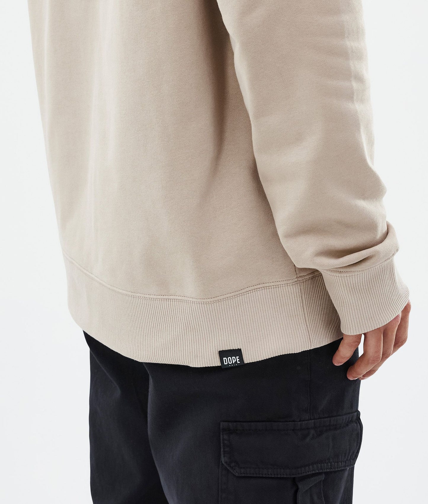 Hoodie Men Silhouette Sand
