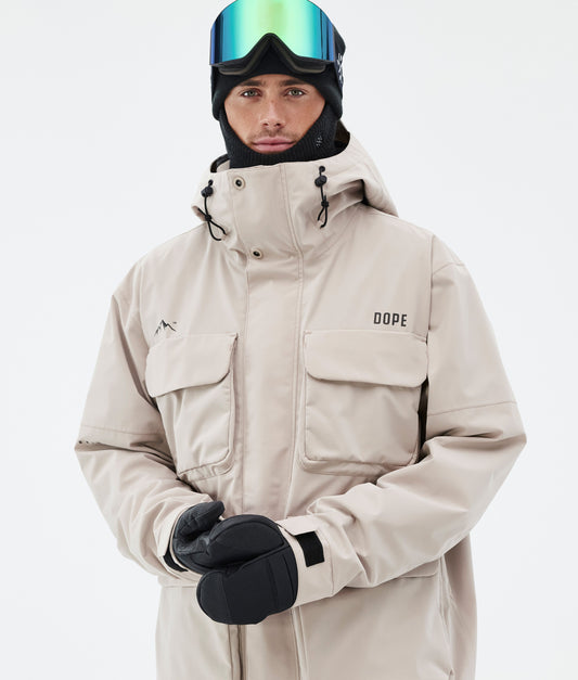 Snowboard Jacket Men Sand