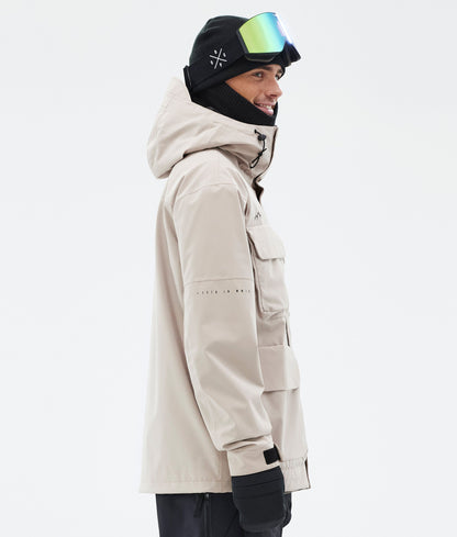 Snowboard Jacket Men Sand