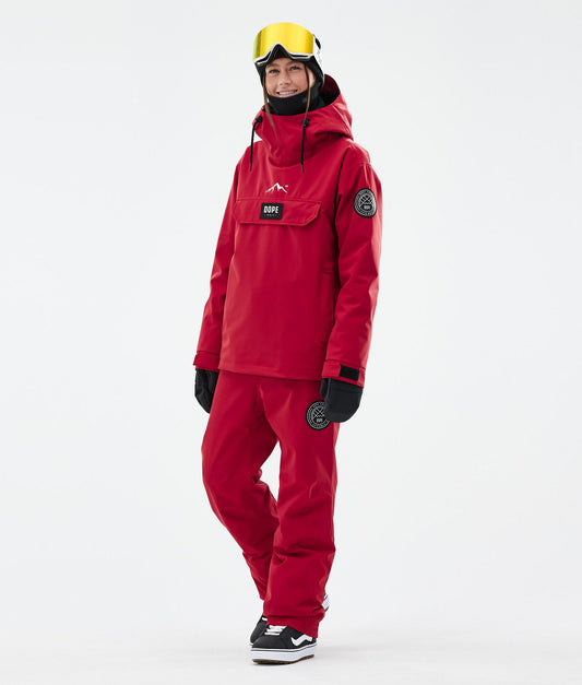 Snowboard Jacket Women Deep Red