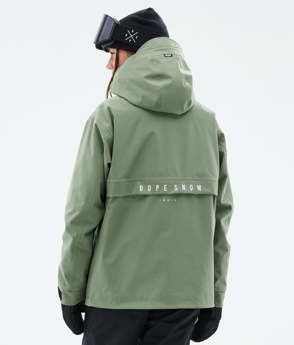 Snowboard Jacket Women Moss Green