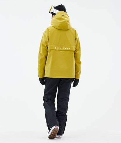 Snowboard Jacket Women Yellow