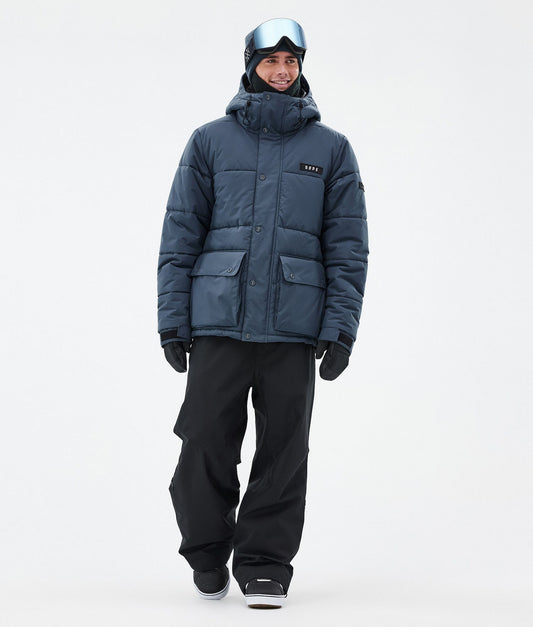 Snowboard Jacket Men Metal Blue