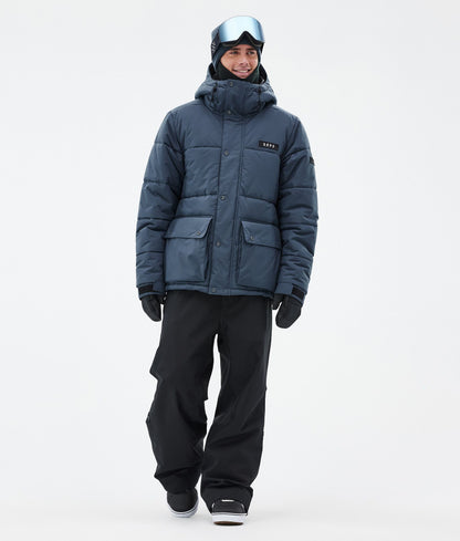 Snowboard Jacket Men Metal Blue