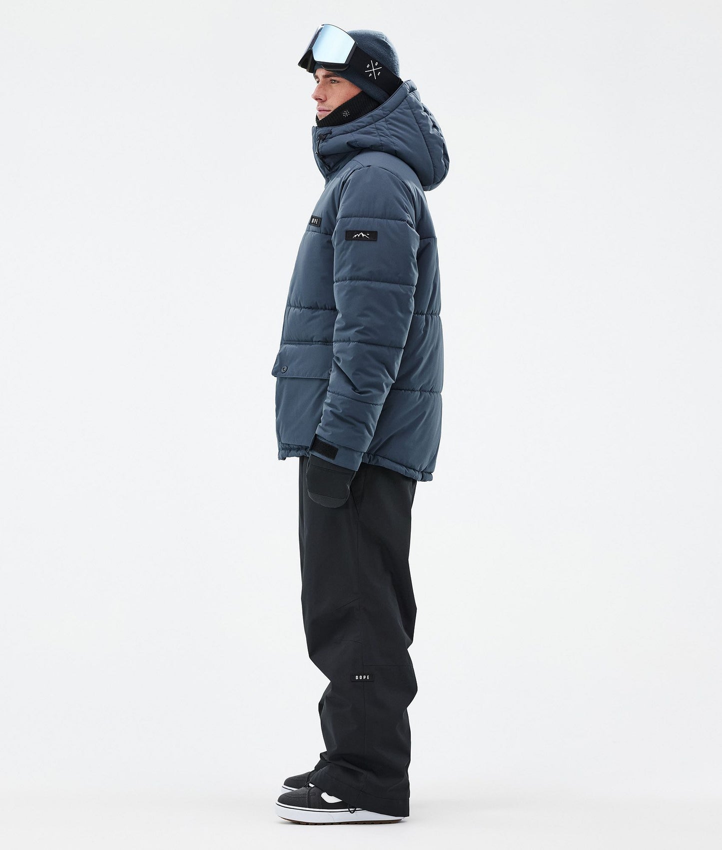 Snowboard Jacket Men Metal Blue