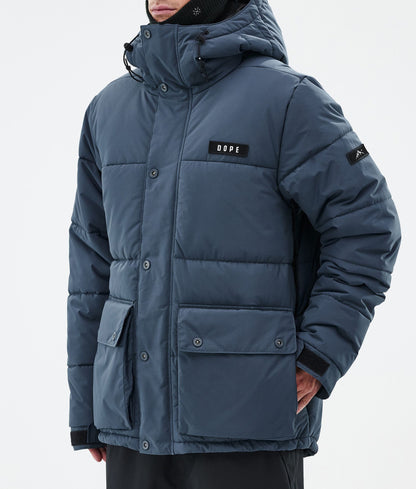Snowboard Jacket Men Metal Blue
