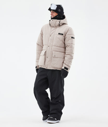 Snowboard Jacket Men Sand