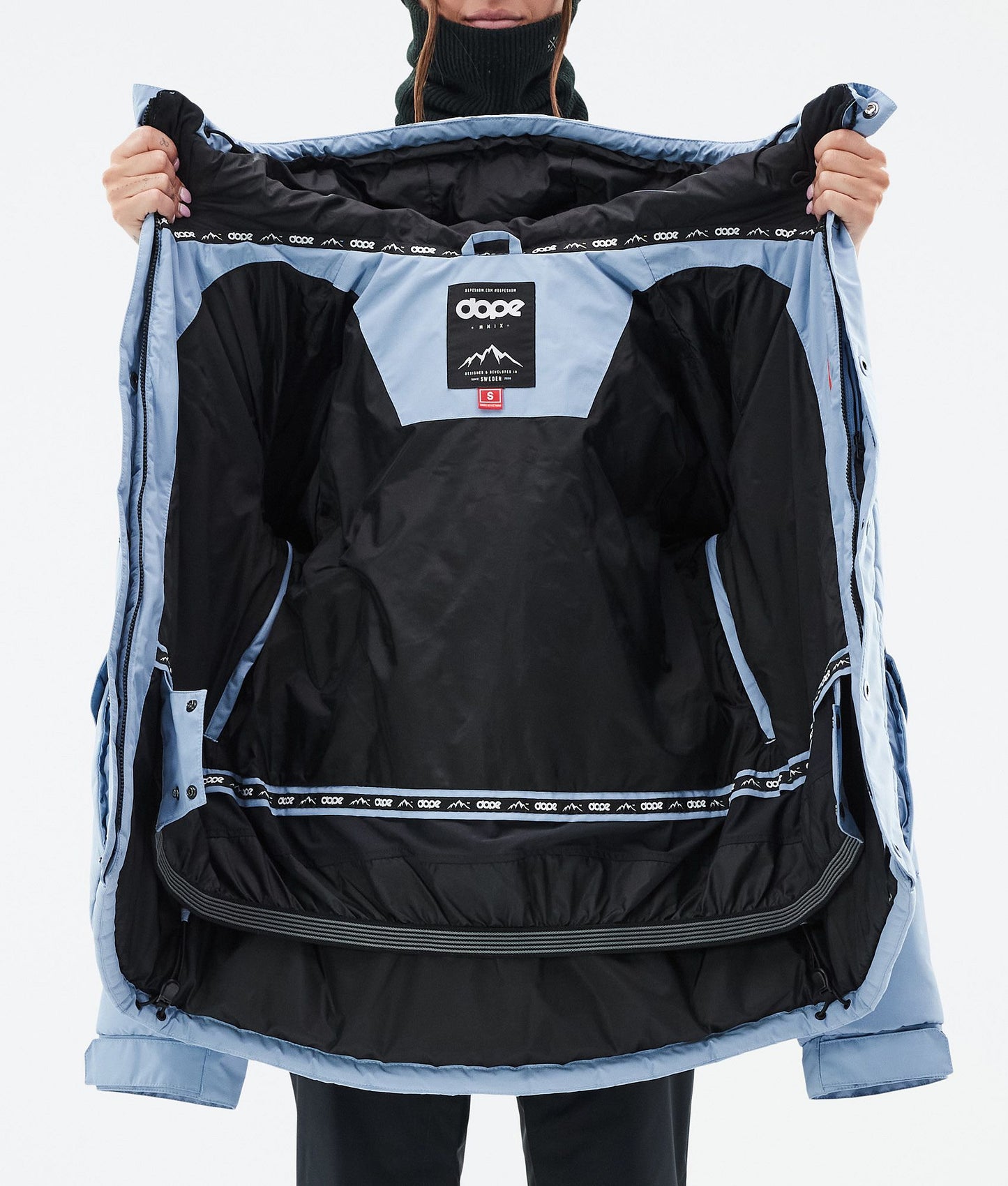 Snowboard Jacket Women Light Blue