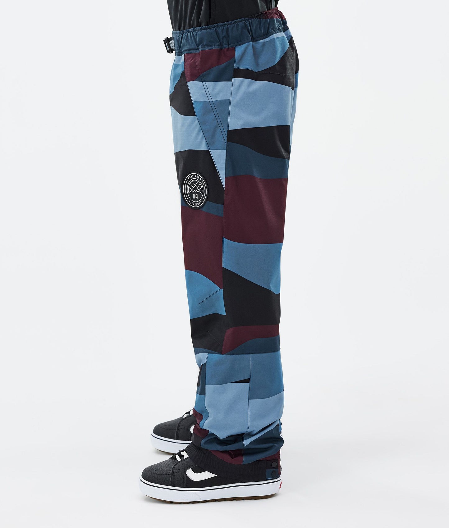 Snowboard Pants Men Shards Burgundy Blue