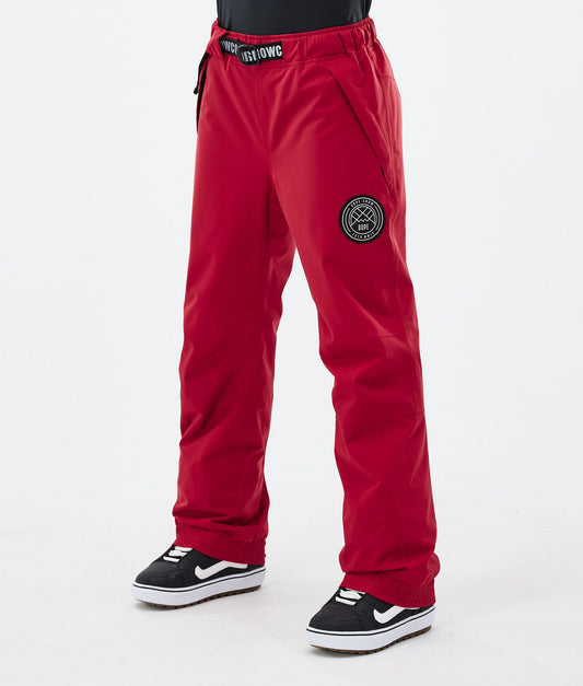 Snowboard Pants Women Deep Red