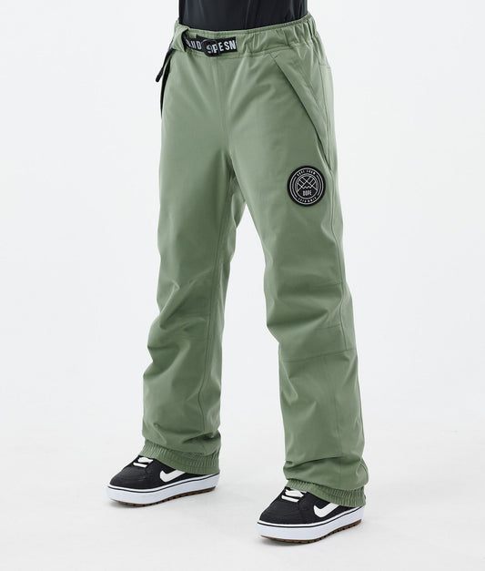 Snowboard Pants Women Moss Green