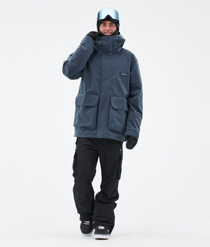 Snowboard Jacket Men Metal Blue