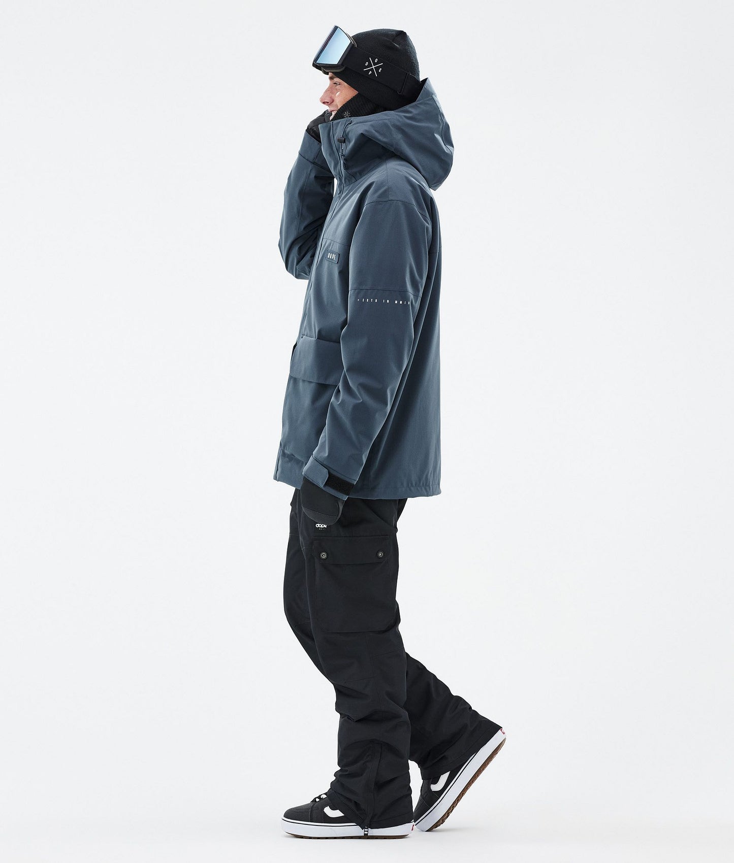 Snowboard Jacket Men Metal Blue