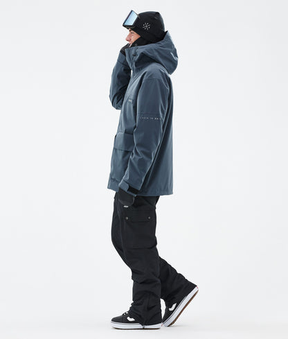 Snowboard Jacket Men Metal Blue