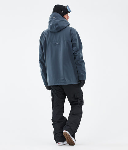 Snowboard Jacket Men Metal Blue
