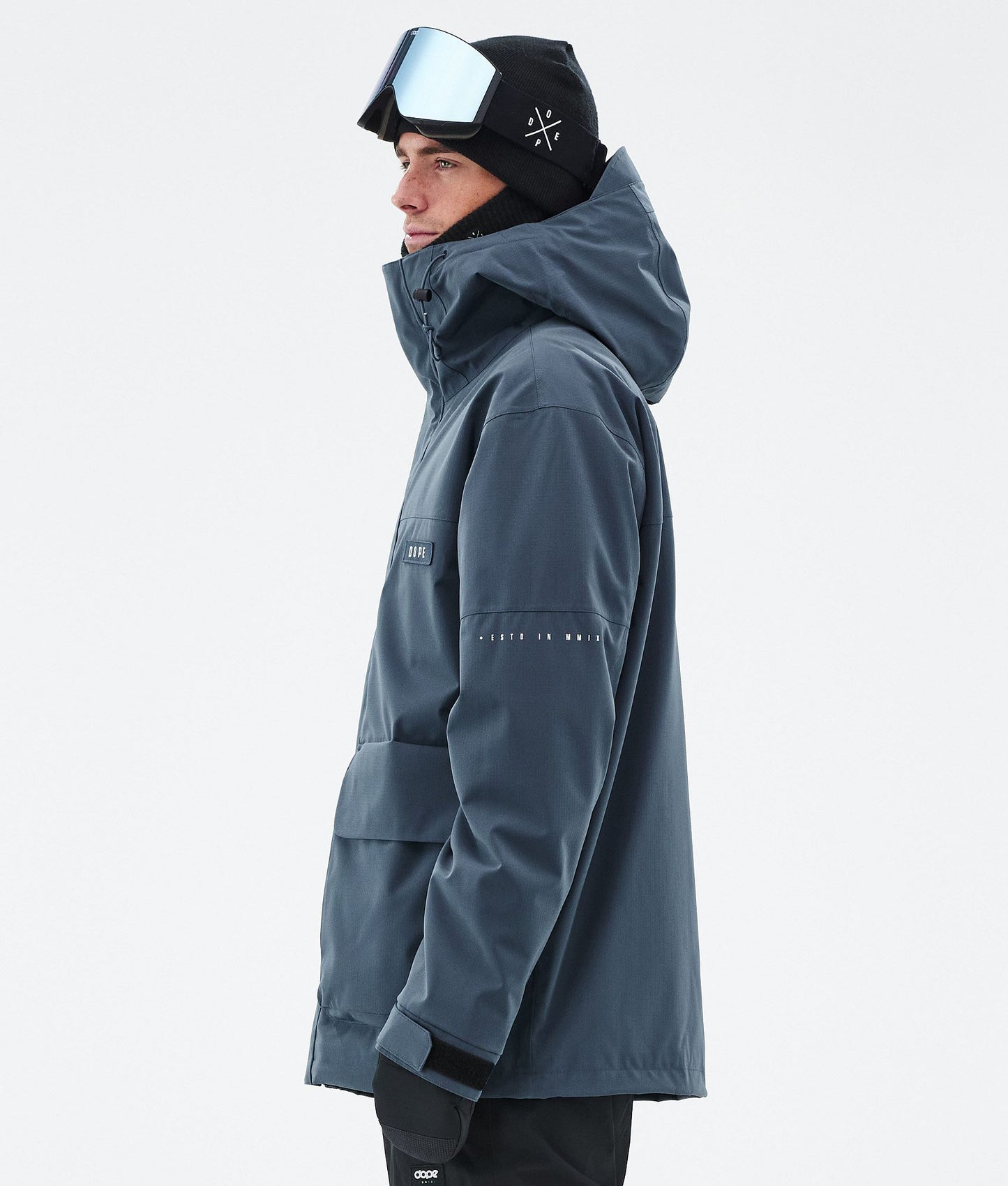 Snowboard Jacket Men Metal Blue
