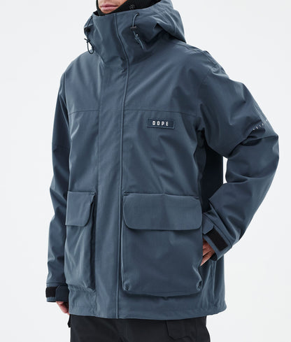 Snowboard Jacket Men Metal Blue