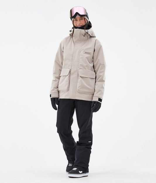 Snowboard Jacket Women Sand