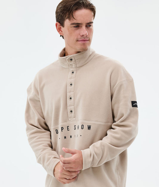 Fleece Sweater Men Sand