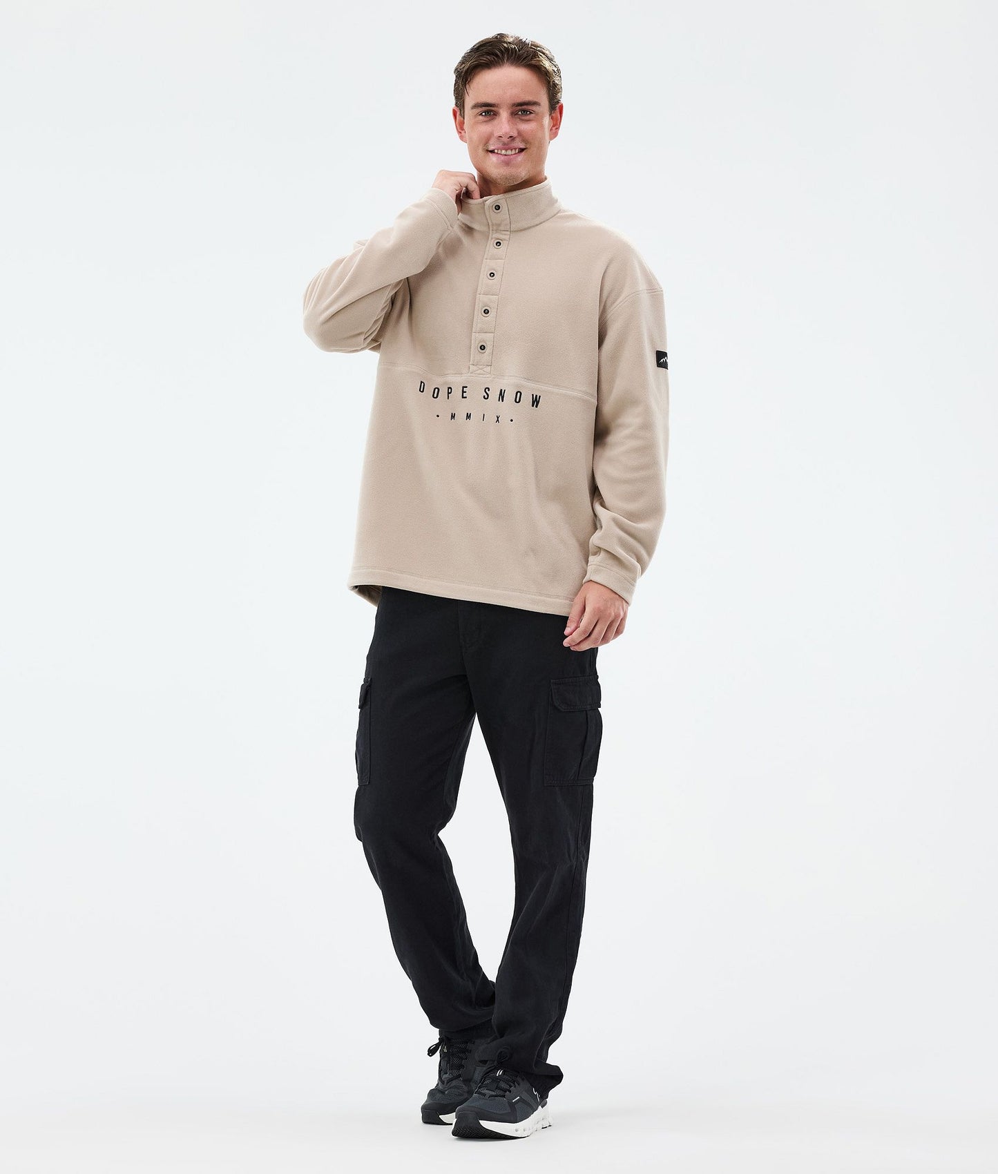 Fleece Sweater Men Sand