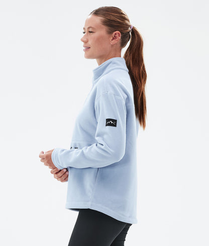 Fleece Sweater Women Light Blue