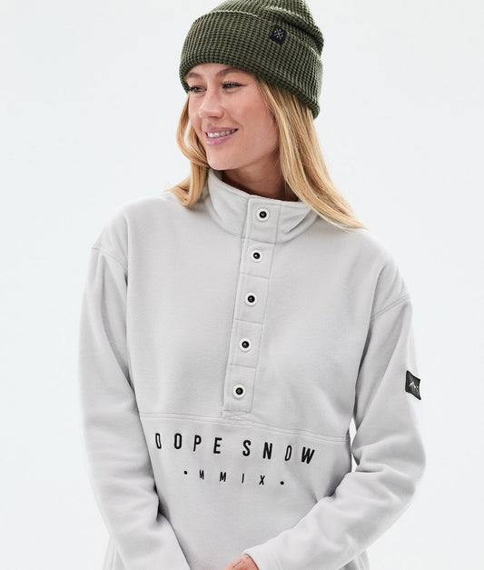 Fleece Sweater Women Light Grey
