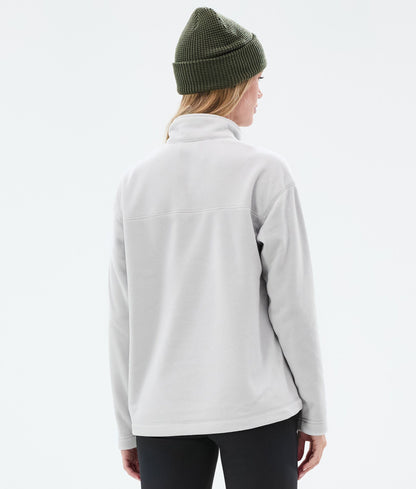 Fleece Sweater Women Light Grey