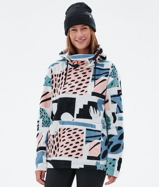 Fleece Hoodie Women Melon