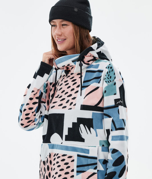 Fleece Hoodie Women Melon