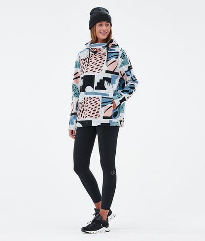 Fleece Hoodie Women Melon