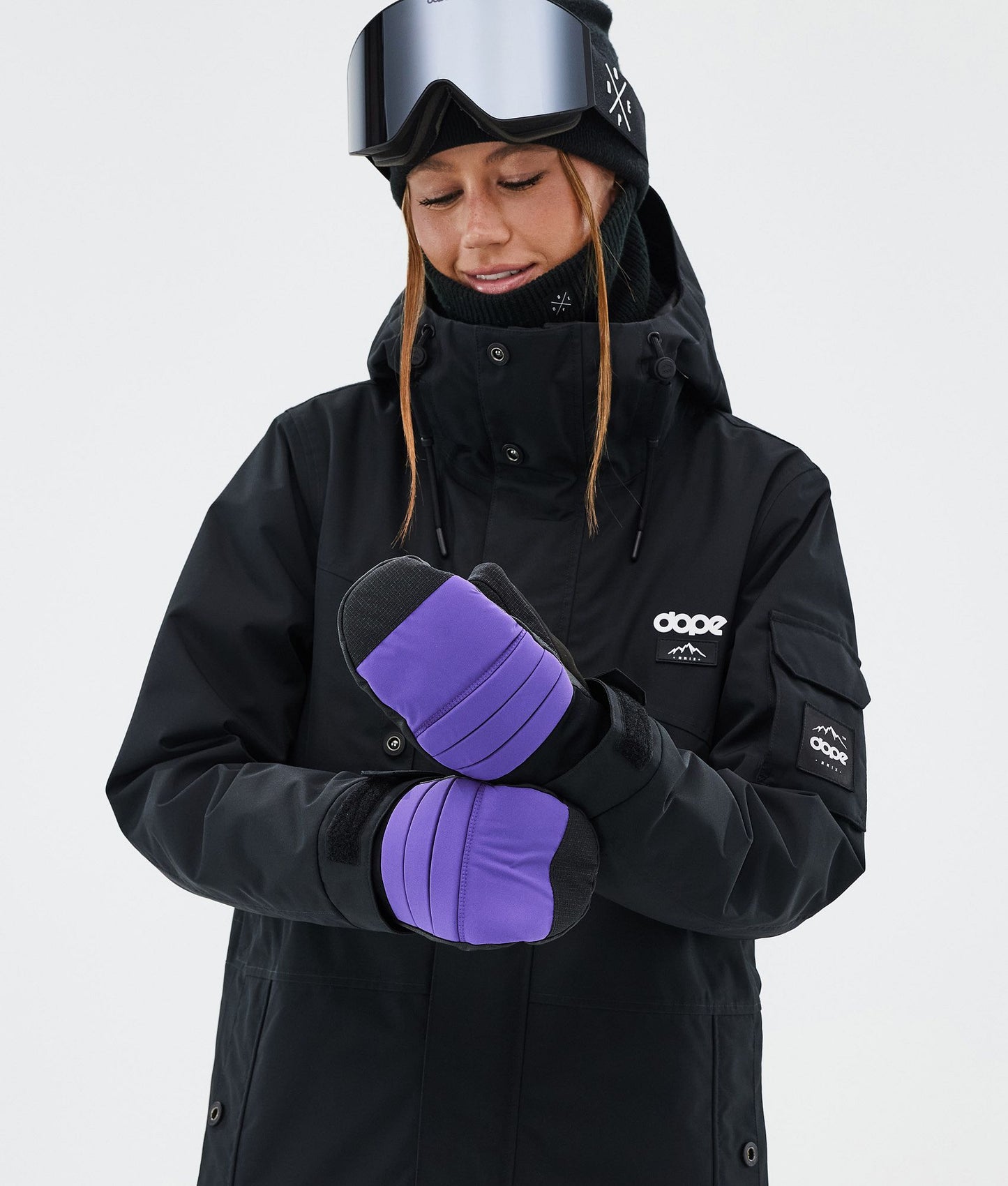 Snow Mittens Vivid Purple