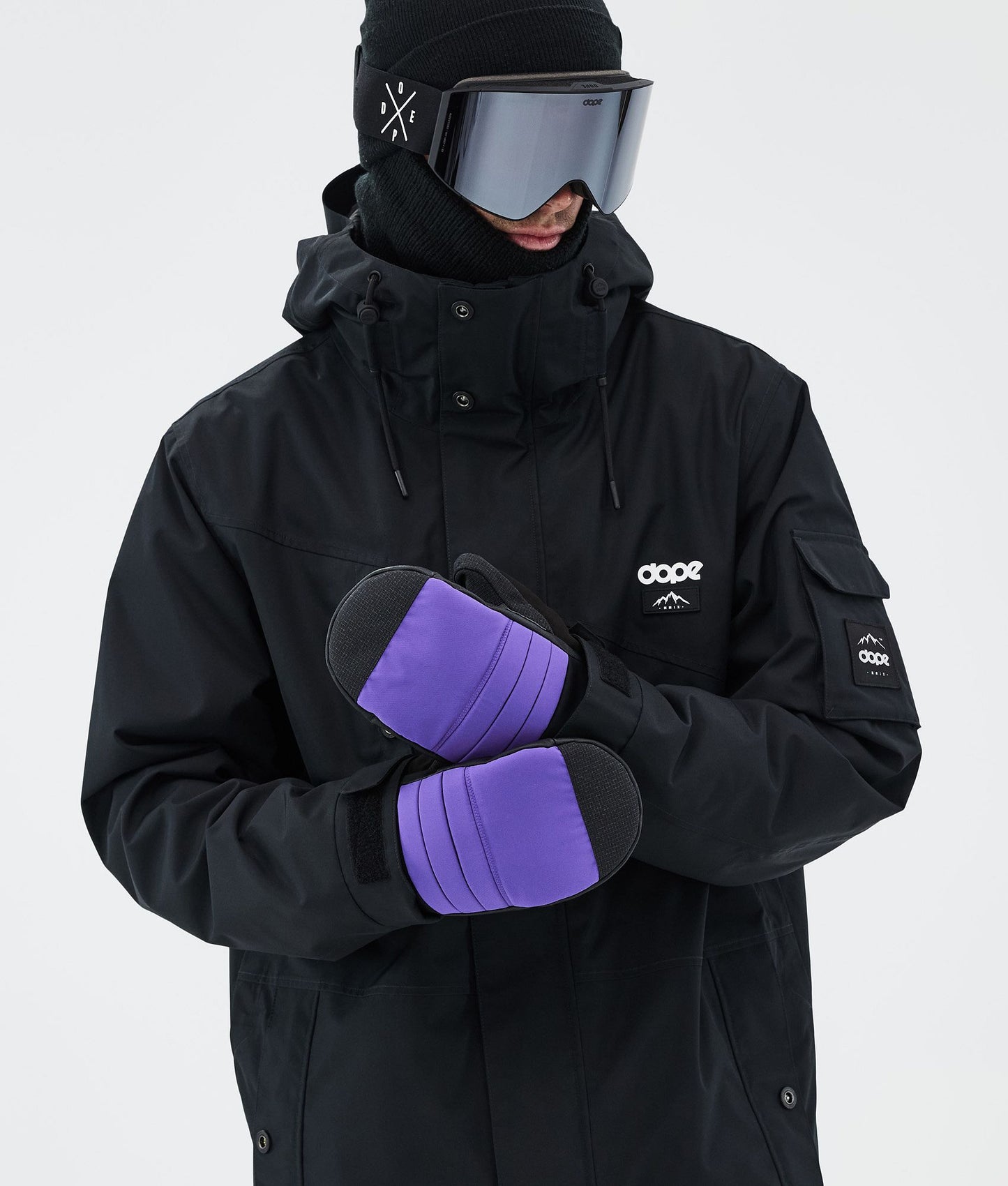 Snow Mittens Vivid Purple
