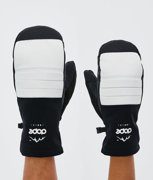 Snow Mittens Whitish