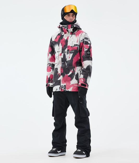 Snowboard Jacket Men Doodle