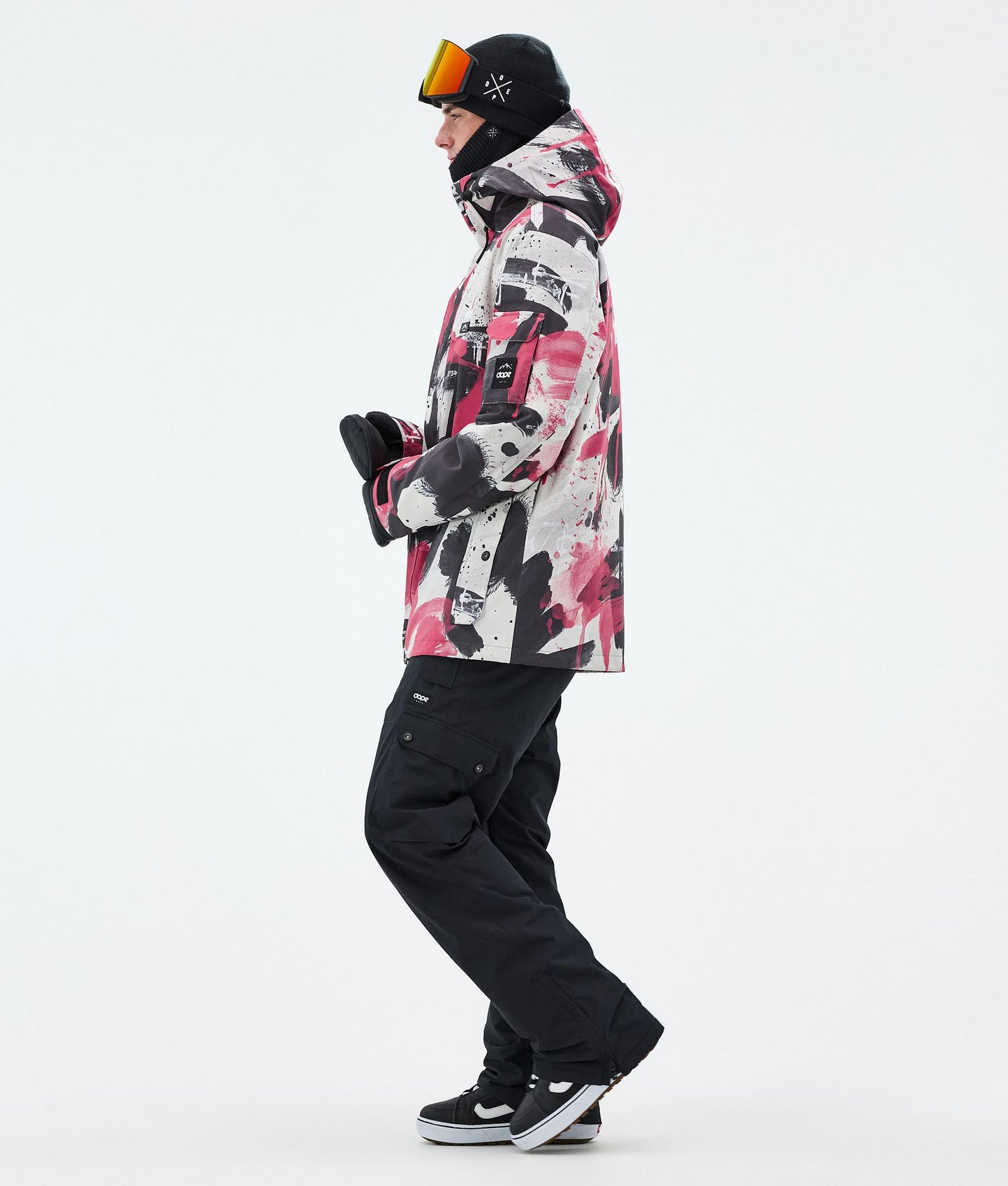 Snowboard Jacket Men Doodle