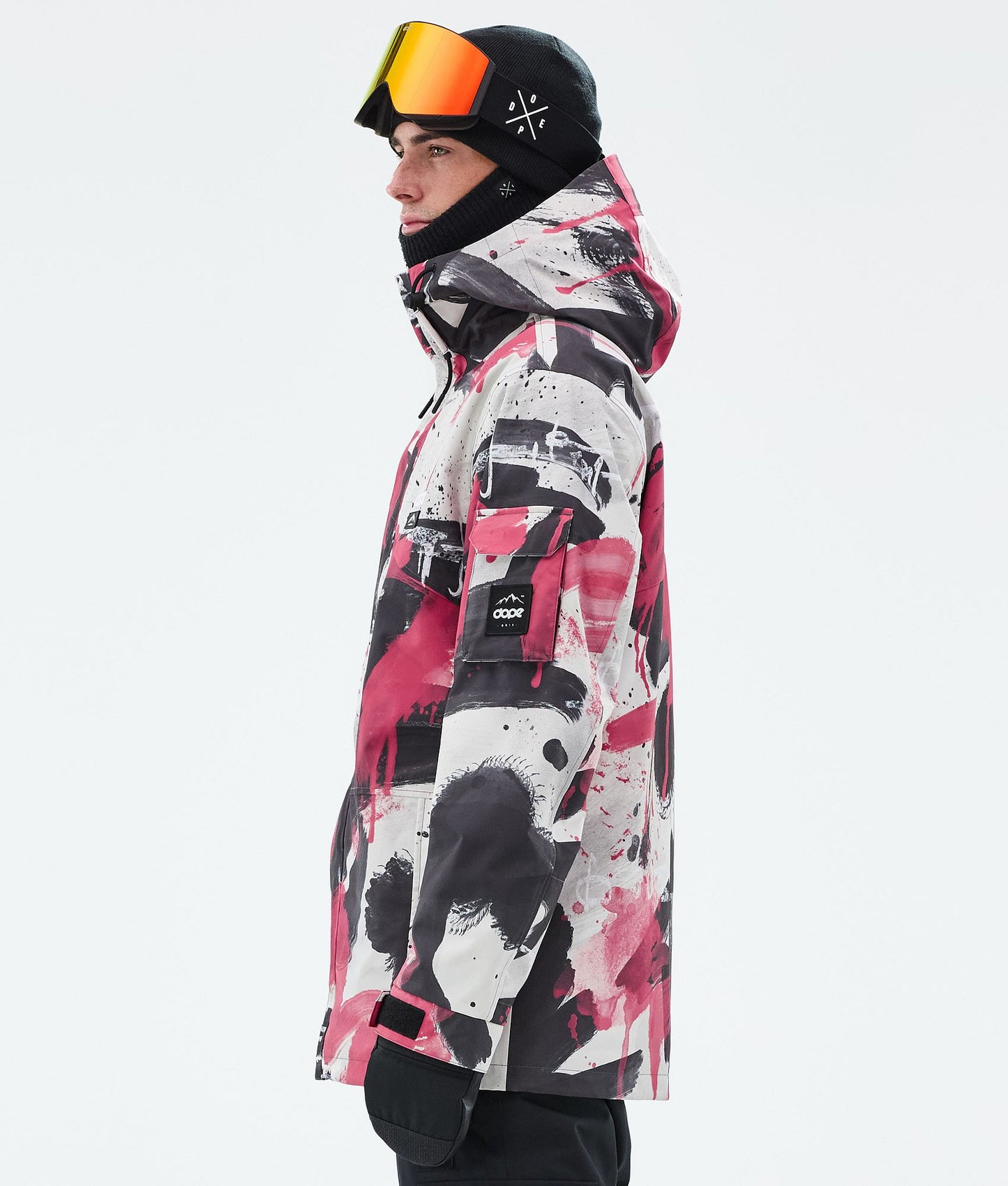 Snowboard Jacket Men Doodle